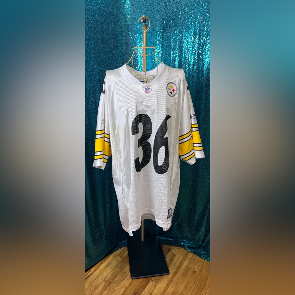 Bettis 36 Reebok Steelers Jersey